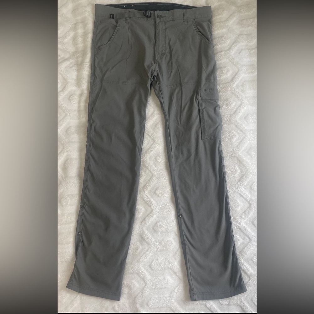 Prana Gray Zion II Hiking Pants for Men